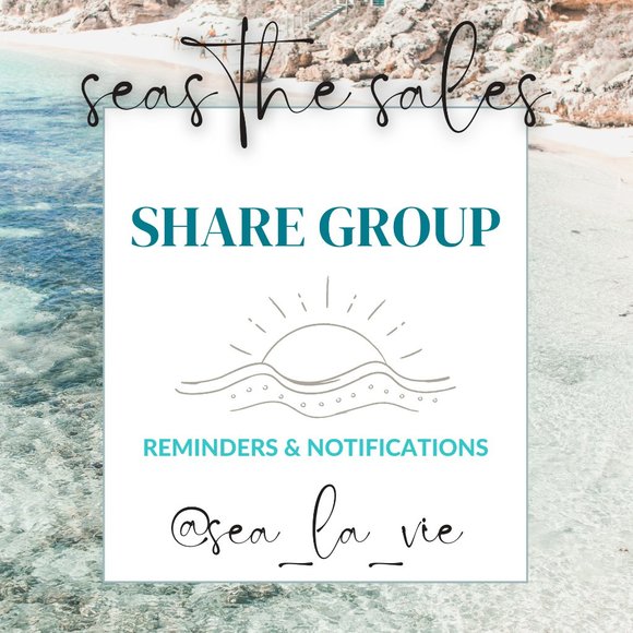 SEA_LA_VIE Share Groups Accessories - like NEW april 2022 share group reminders- sort JUST IN! LAST PRICE DROP!!